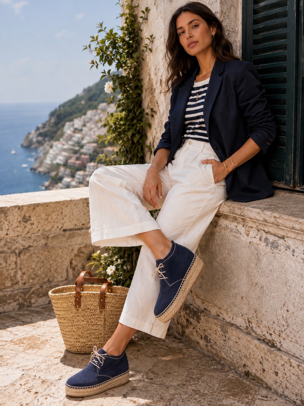 Prada Suede Espadrille Chukka Platform Boots – Oltremare Blue – EU 37.5 US 7.5
